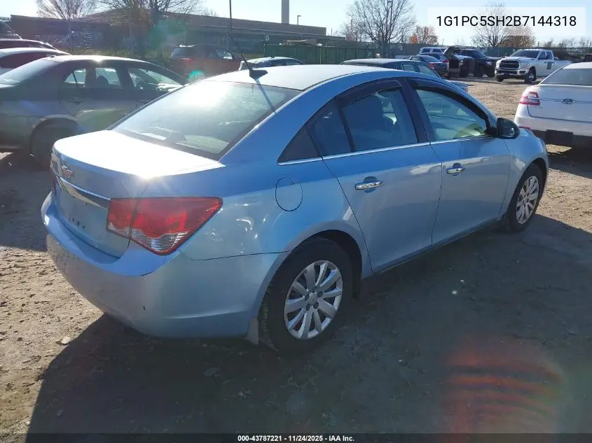 1G1PC5SH2B7144318 2011 Chevrolet Cruze Ls