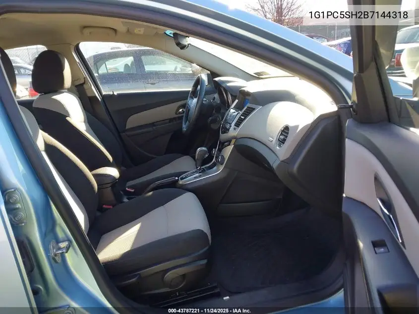 1G1PC5SH2B7144318 2011 Chevrolet Cruze Ls