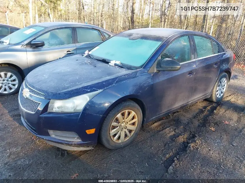 1G1PC5SH7B7239747 2011 Chevrolet Cruze Ls