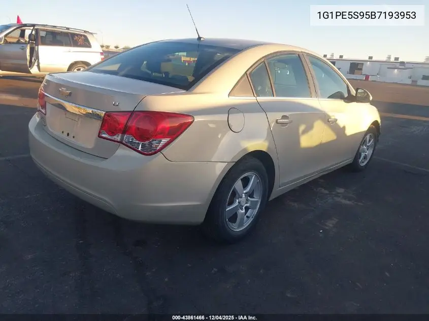 1G1PE5S95B7193953 2011 Chevrolet Cruze Lt