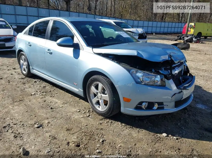1G1PF5S92B7264071 2011 Chevrolet Cruze 1Lt