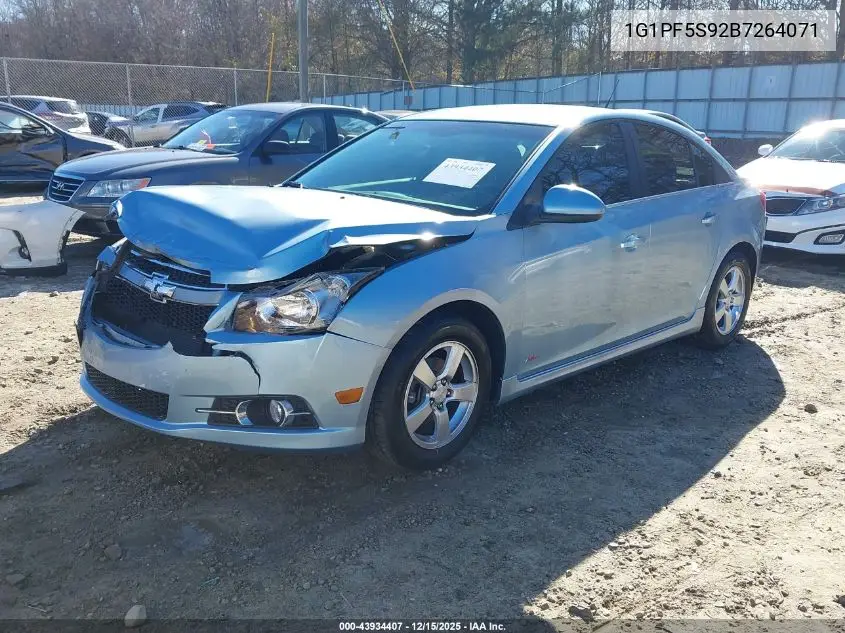 1G1PF5S92B7264071 2011 Chevrolet Cruze 1Lt