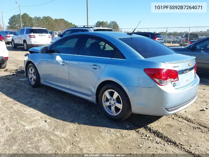 1G1PF5S92B7264071 2011 Chevrolet Cruze 1Lt