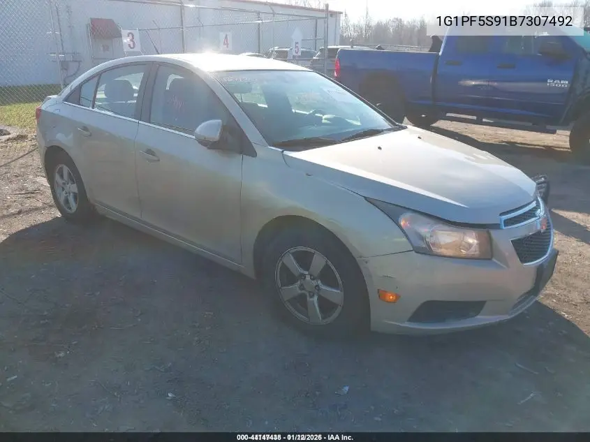 1G1PF5S91B7307492 2011 Chevrolet Cruze 1Lt