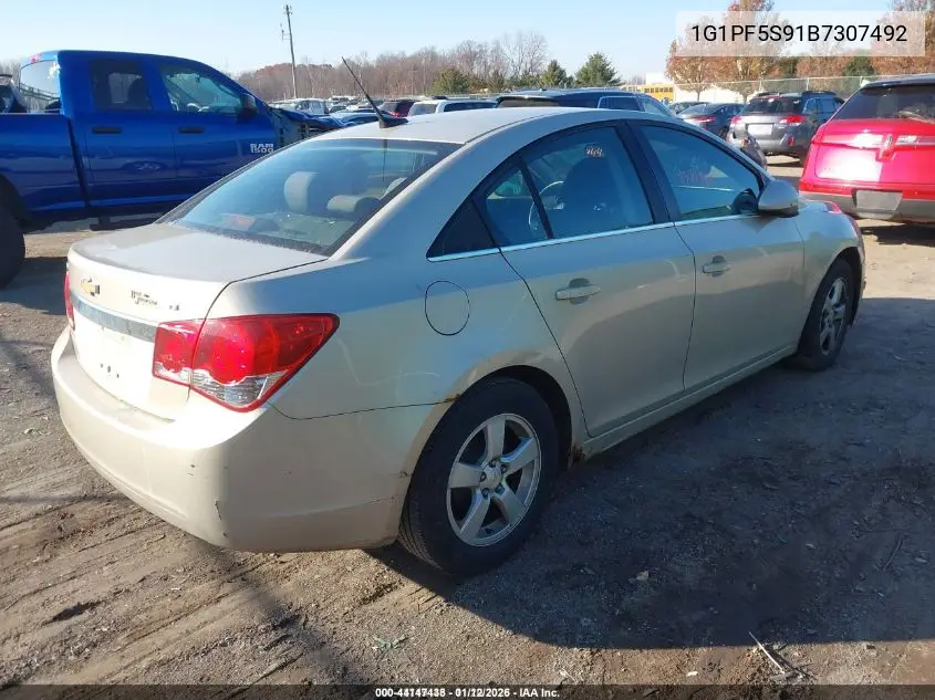 1G1PF5S91B7307492 2011 Chevrolet Cruze 1Lt