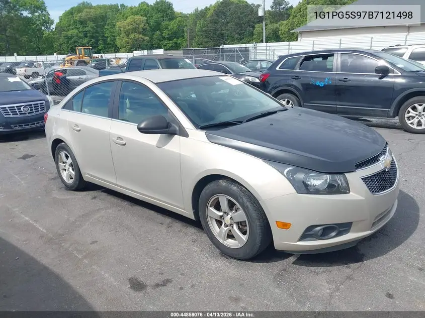 1G1PG5S97B7121498 2011 Chevrolet Cruze 2Lt