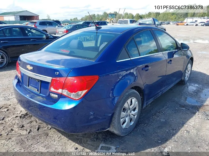 1G1PF5SC6C7386378 2012 Chevrolet Cruze Lt