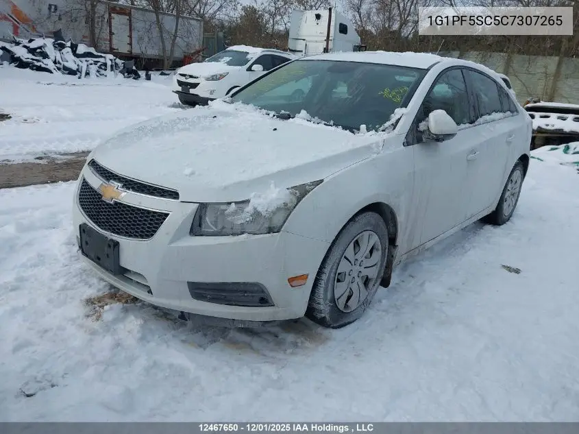 1G1PF5SC5C7307265 2012 Chevrolet Cruze Lt