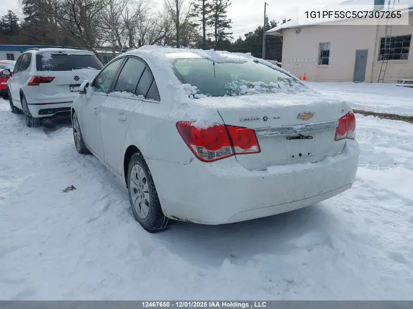 1G1PF5SC5C7307265 2012 Chevrolet Cruze Lt