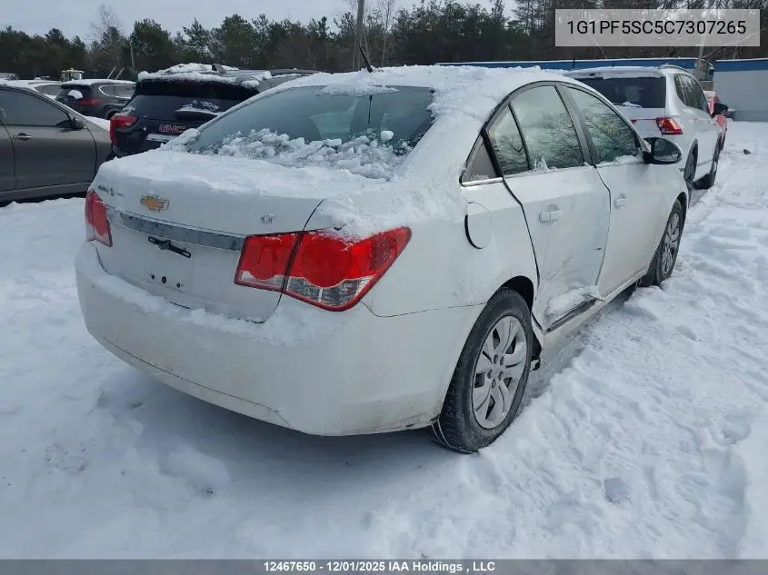 1G1PF5SC5C7307265 2012 Chevrolet Cruze Lt