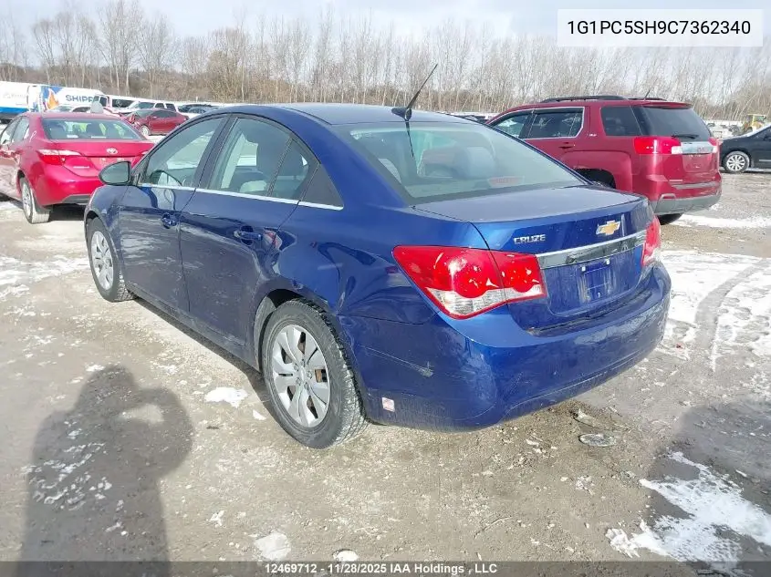1G1PC5SH9C7362340 2012 Chevrolet Cruze Ls