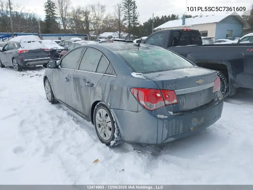 1G1PL5SC5C7361609 2012 Chevrolet Cruze Lt