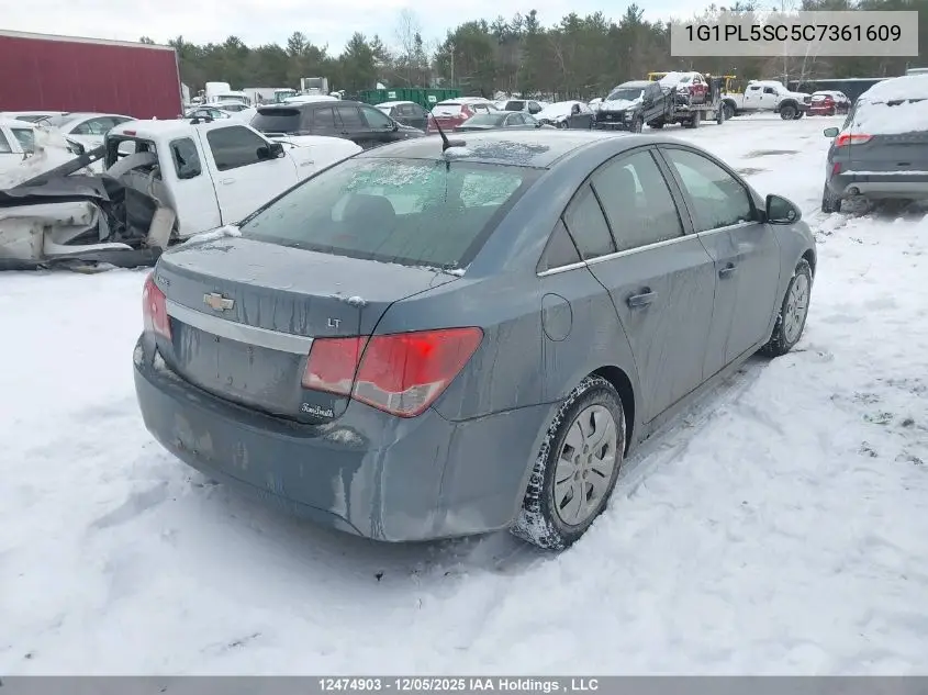 1G1PL5SC5C7361609 2012 Chevrolet Cruze Lt