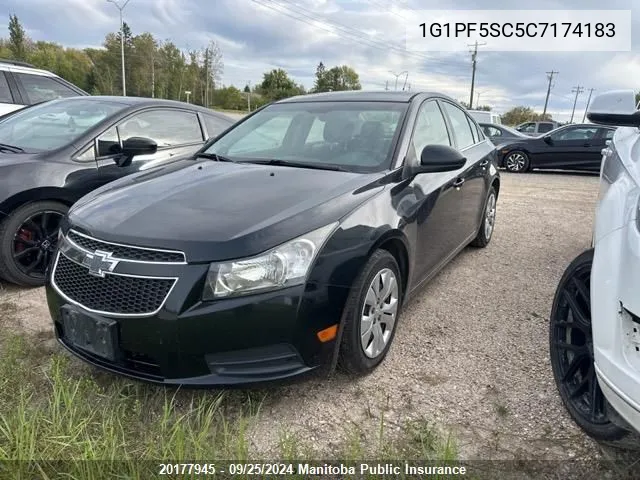 2012 Chevrolet Cruze Lt Turbo VIN: 1G1PF5SC5C7174183 Lot: 20177945