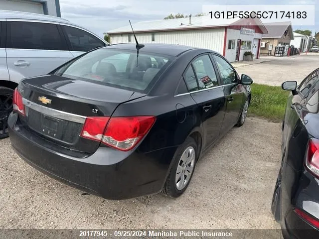 2012 Chevrolet Cruze Lt Turbo VIN: 1G1PF5SC5C7174183 Lot: 20177945