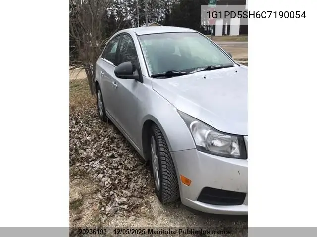 1G1PD5SH6C7190054 2012 Chevrolet Cruze Ls