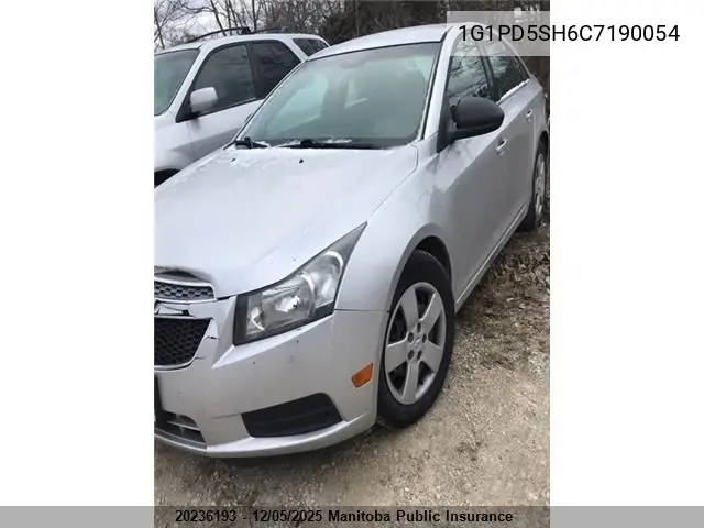 1G1PD5SH6C7190054 2012 Chevrolet Cruze Ls