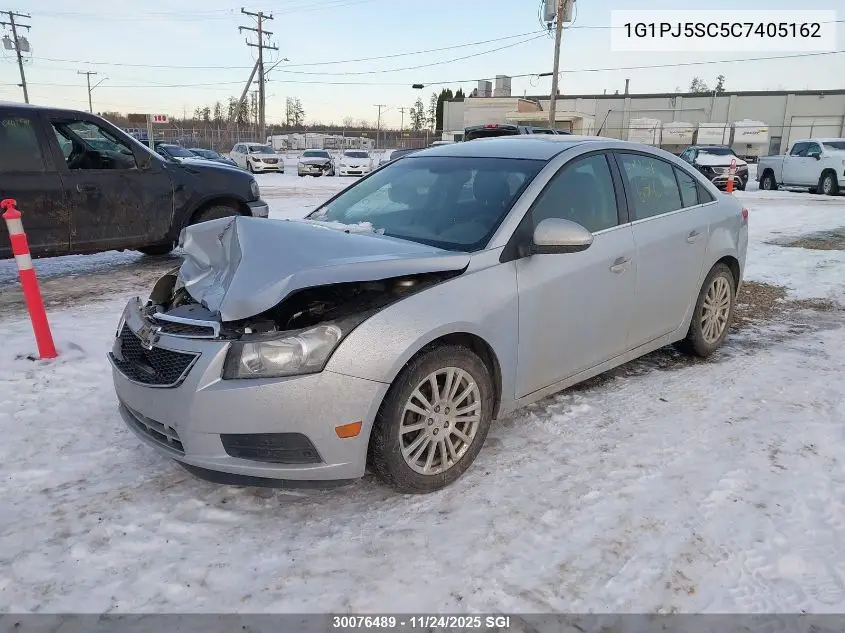 1G1PJ5SC5C7405162 2012 Chevrolet Cruze Eco