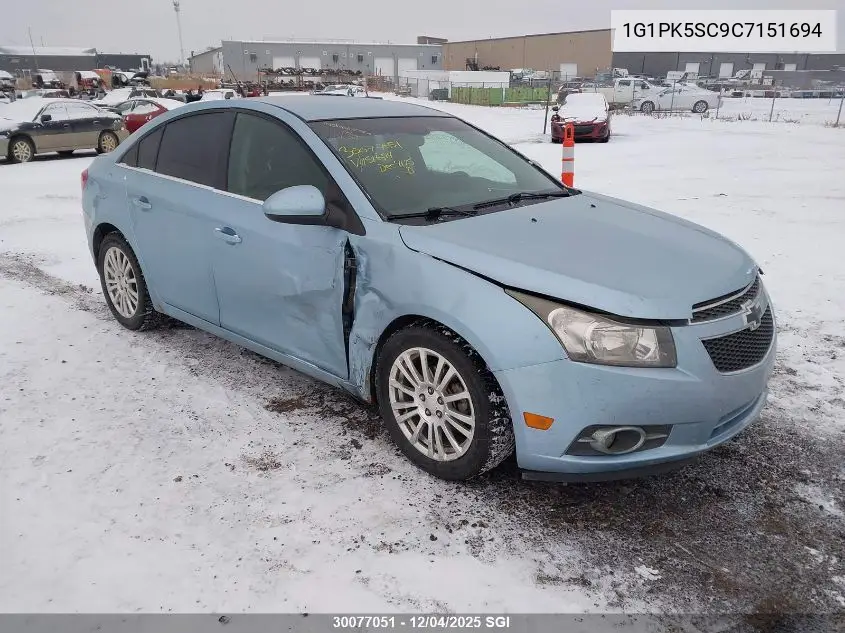 1G1PK5SC9C7151694 2012 Chevrolet Cruze Eco