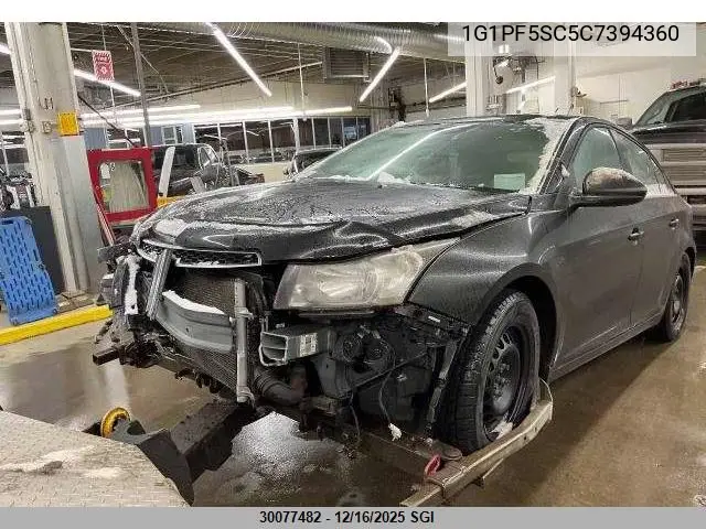 1G1PF5SC5C7394360 2012 Chevrolet Cruze Lt