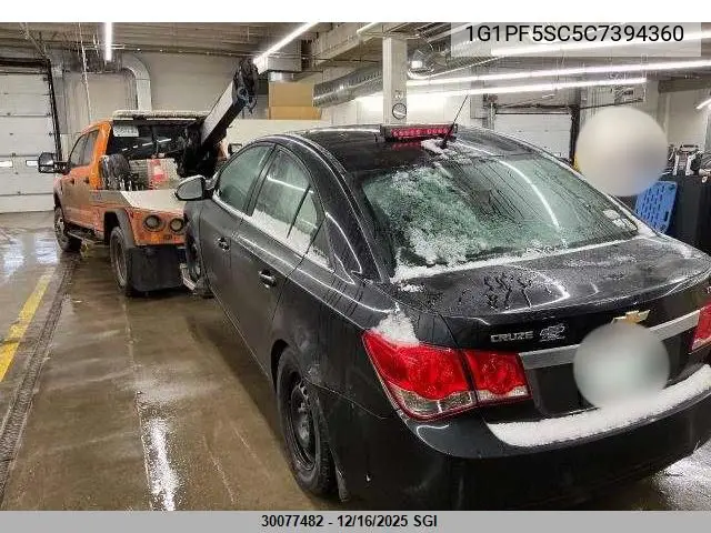 1G1PF5SC5C7394360 2012 Chevrolet Cruze Lt
