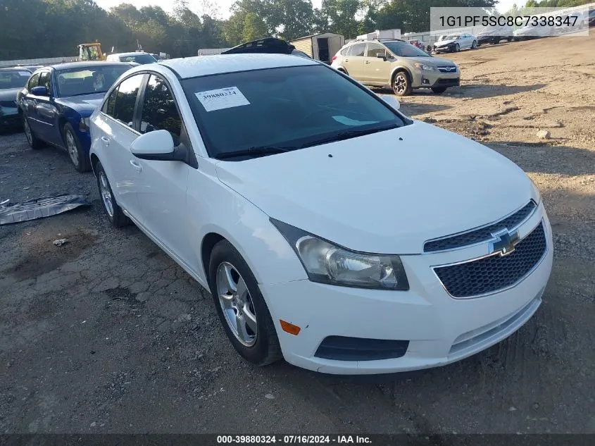 2012 Chevrolet Cruze Lt VIN: 1G1PF5SC8C7338347 Lot: 39880324