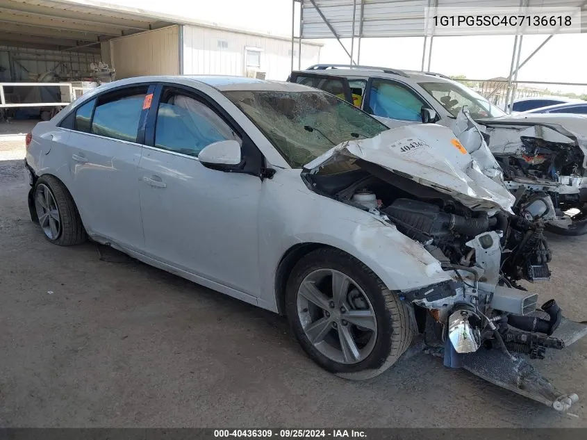 2012 Chevrolet Cruze 2Lt VIN: 1G1PG5SC4C7136618 Lot: 40436309