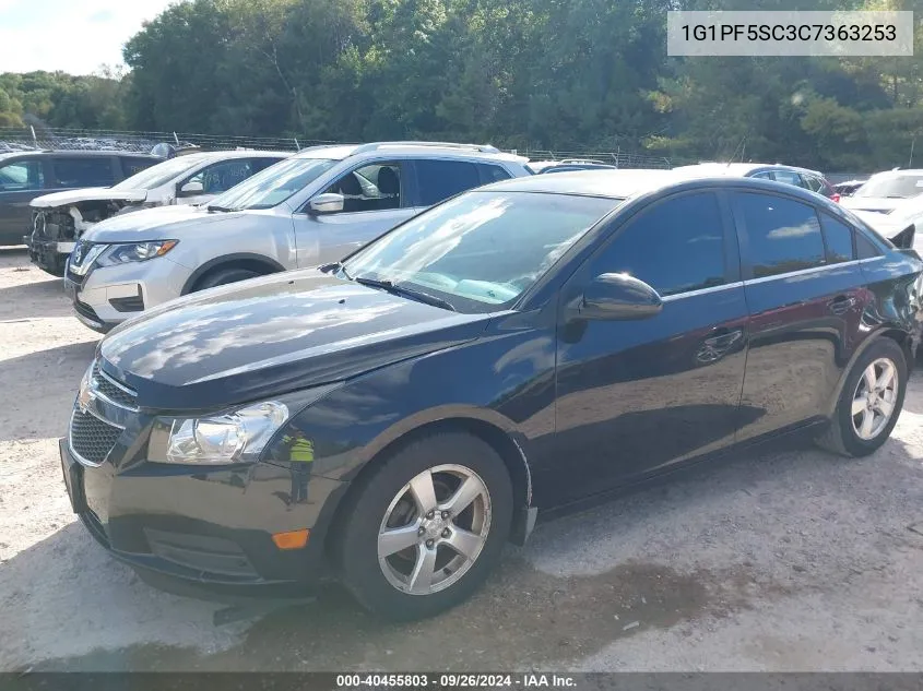 2012 Chevrolet Cruze 1Lt VIN: 1G1PF5SC3C7363253 Lot: 40455803