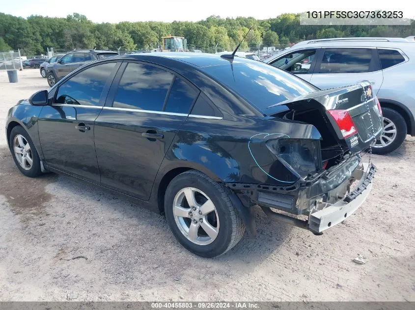 2012 Chevrolet Cruze 1Lt VIN: 1G1PF5SC3C7363253 Lot: 40455803