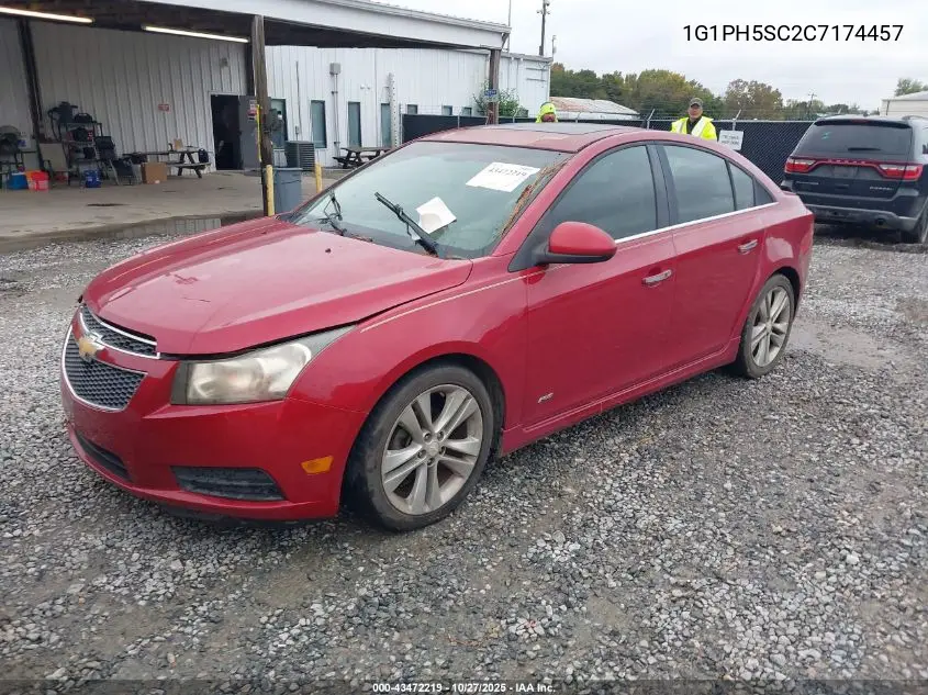 1G1PH5SC2C7174457 2012 Chevrolet Cruze Ltz