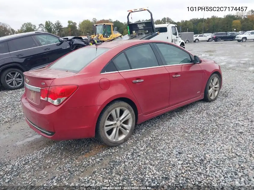 1G1PH5SC2C7174457 2012 Chevrolet Cruze Ltz