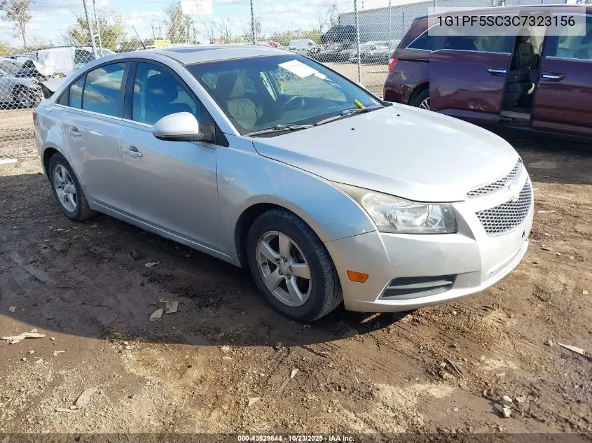 1G1PF5SC3C7323156 2012 Chevrolet Cruze 1Lt