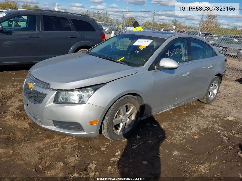 1G1PF5SC3C7323156 2012 Chevrolet Cruze 1Lt