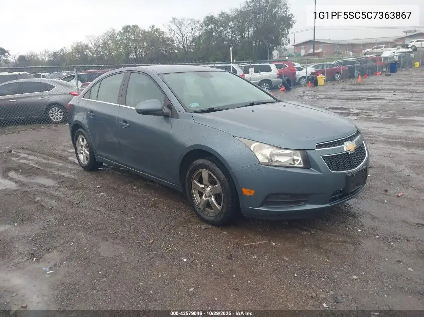 1G1PF5SC5C7363867 2012 Chevrolet Cruze 1Lt
