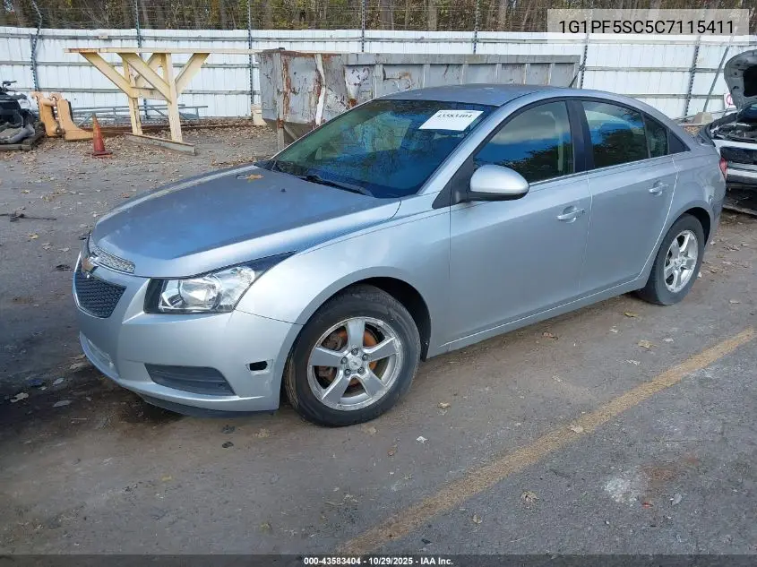 1G1PF5SC5C7115411 2012 Chevrolet Cruze 1Lt