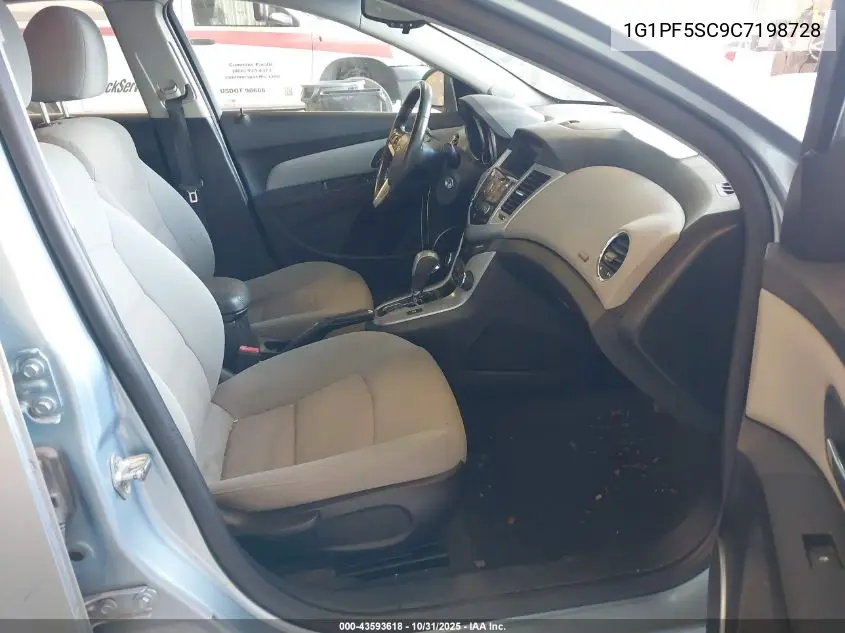1G1PF5SC9C7198728 2012 Chevrolet Cruze 1Lt