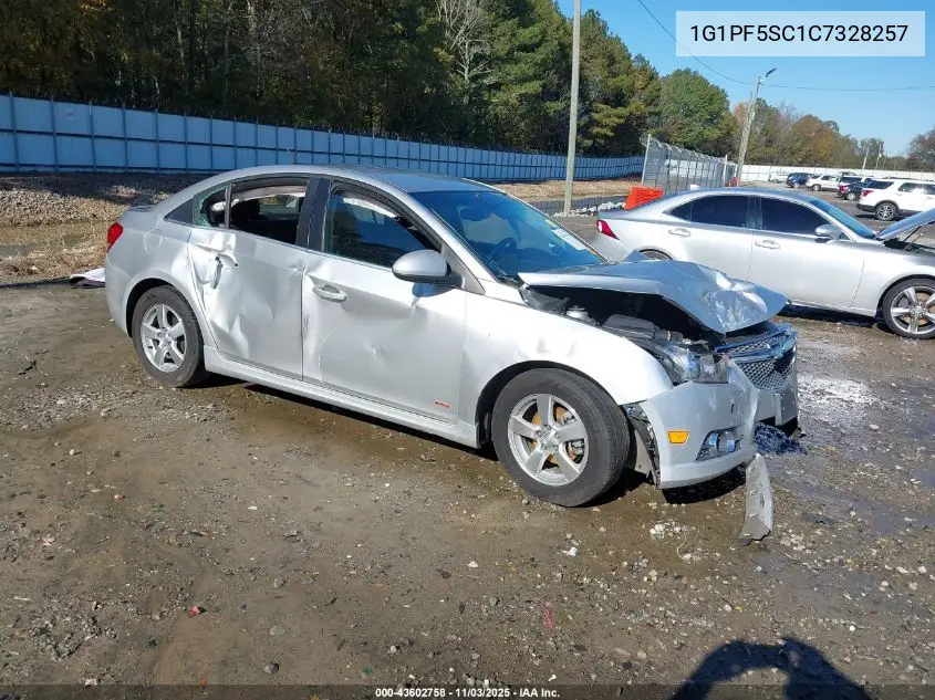 1G1PF5SC1C7328257 2012 Chevrolet Cruze 1Lt