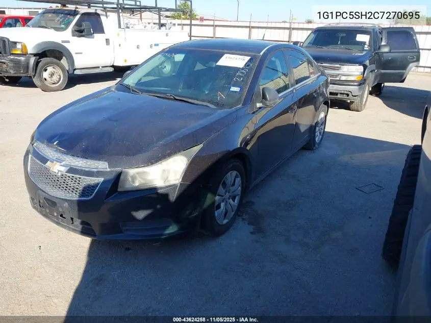 1G1PC5SH2C7270695 2012 Chevrolet Cruze Ls