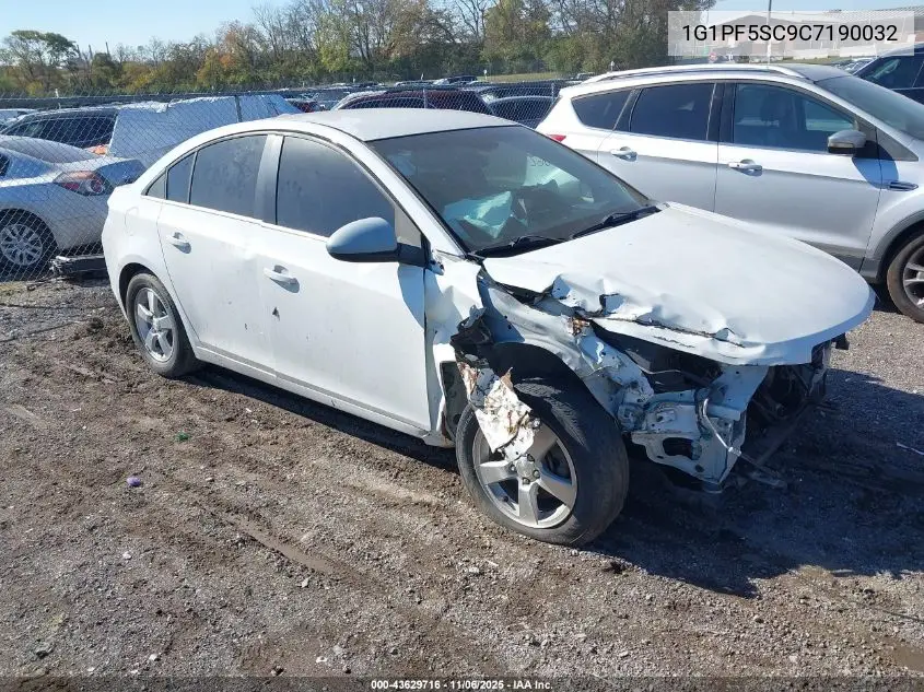 1G1PF5SC9C7190032 2012 Chevrolet Cruze 1Lt