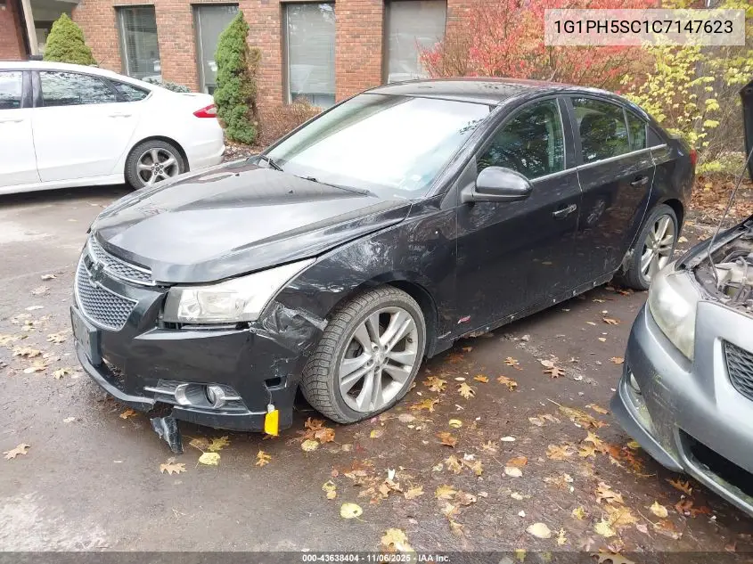 1G1PH5SC1C7147623 2012 Chevrolet Cruze Ltz