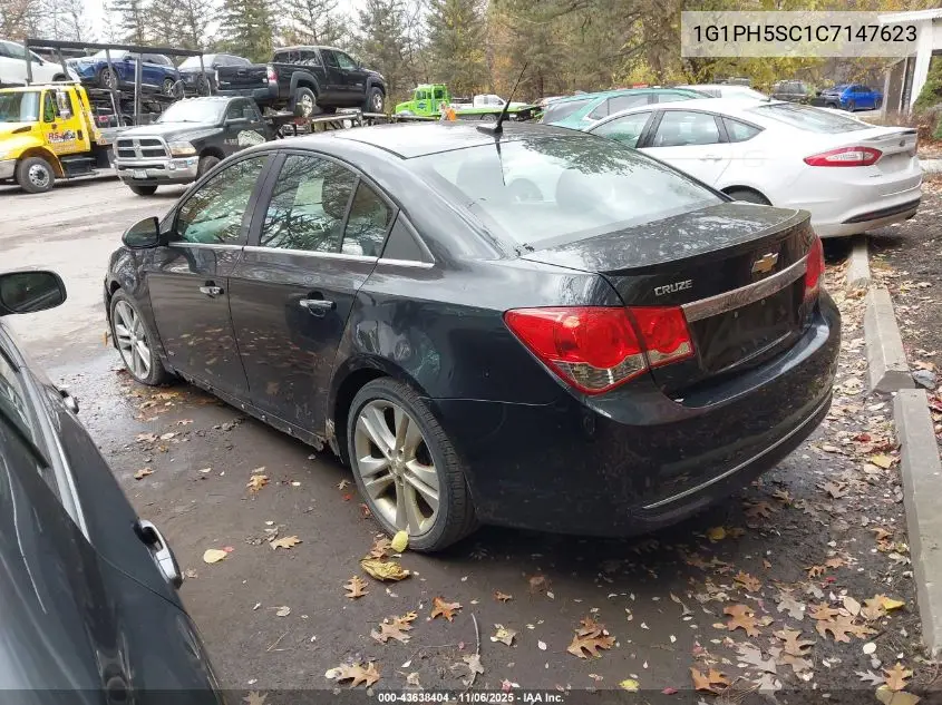 1G1PH5SC1C7147623 2012 Chevrolet Cruze Ltz