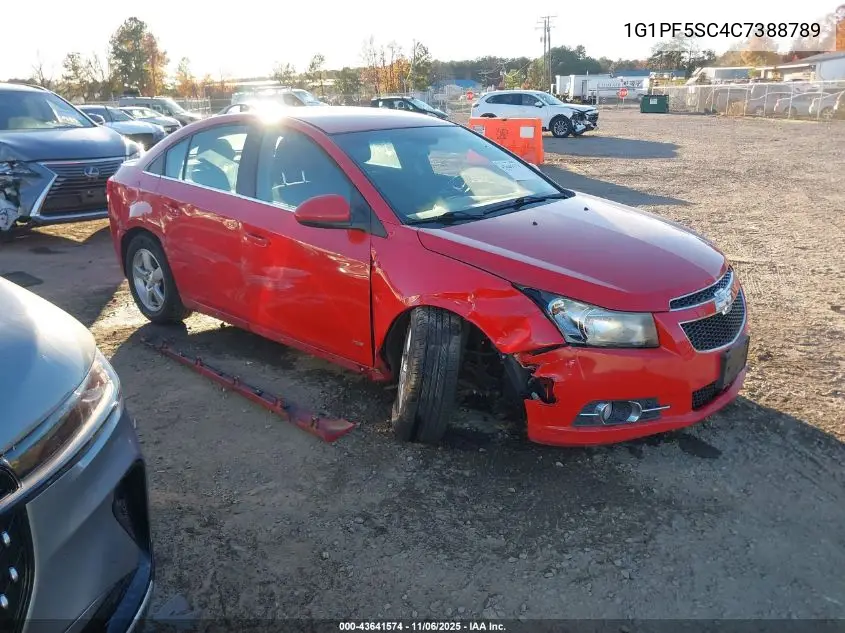 1G1PF5SC4C7388789 2012 Chevrolet Cruze 1Lt
