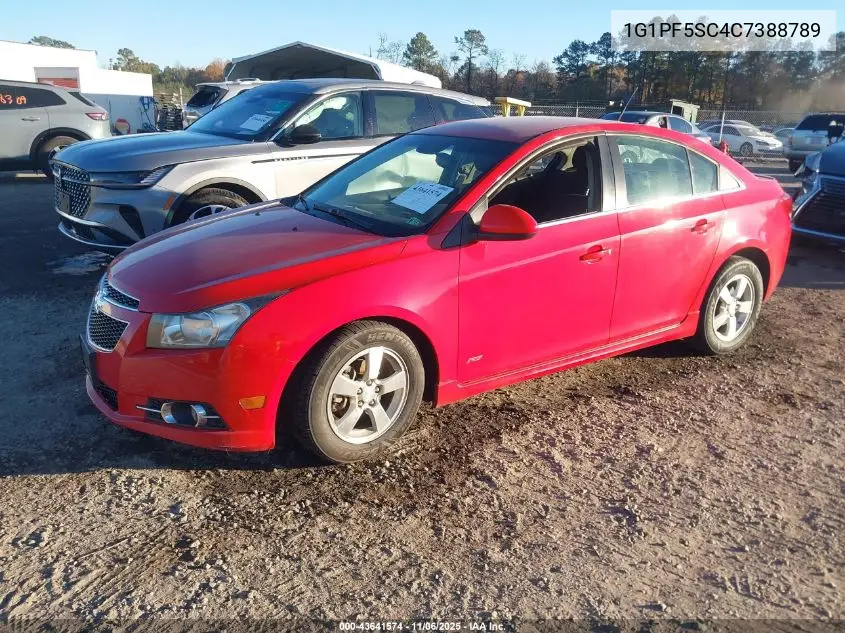 1G1PF5SC4C7388789 2012 Chevrolet Cruze 1Lt
