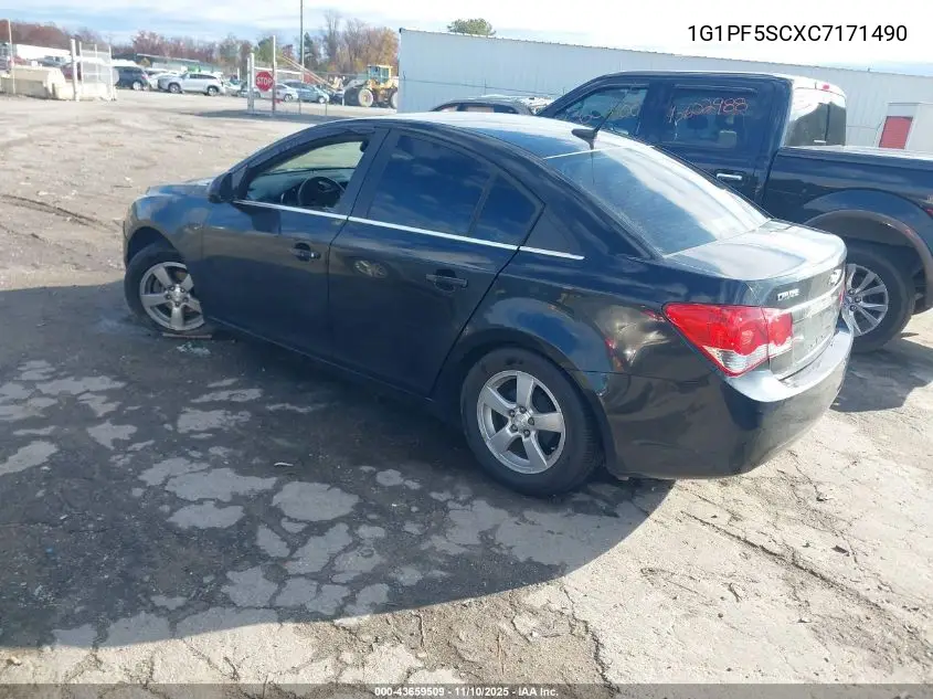 1G1PF5SCXC7171490 2012 Chevrolet Cruze 1Lt