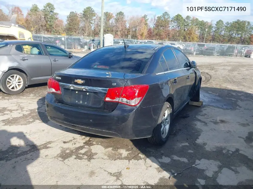 1G1PF5SCXC7171490 2012 Chevrolet Cruze 1Lt