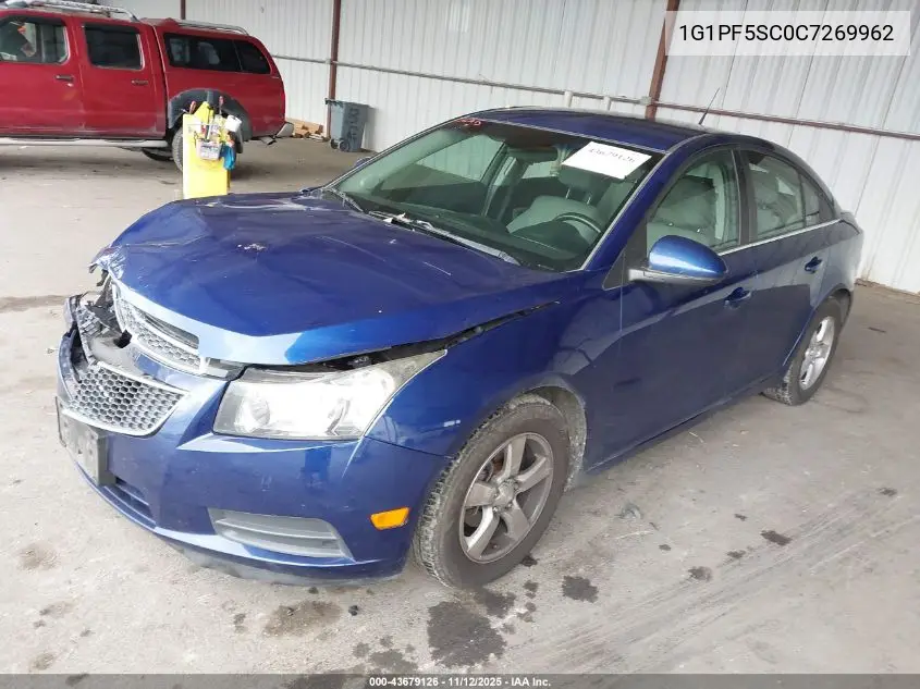 1G1PF5SC0C7269962 2012 Chevrolet Cruze 1Lt