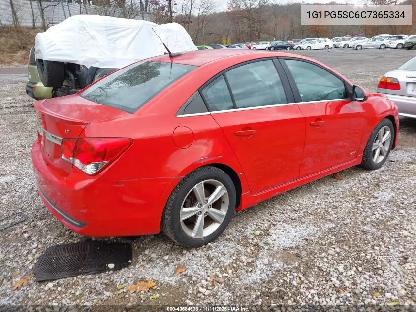 1G1PG5SC6C7365334 2012 Chevrolet Cruze 2Lt