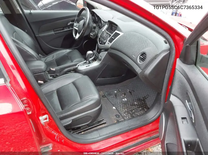 1G1PG5SC6C7365334 2012 Chevrolet Cruze 2Lt