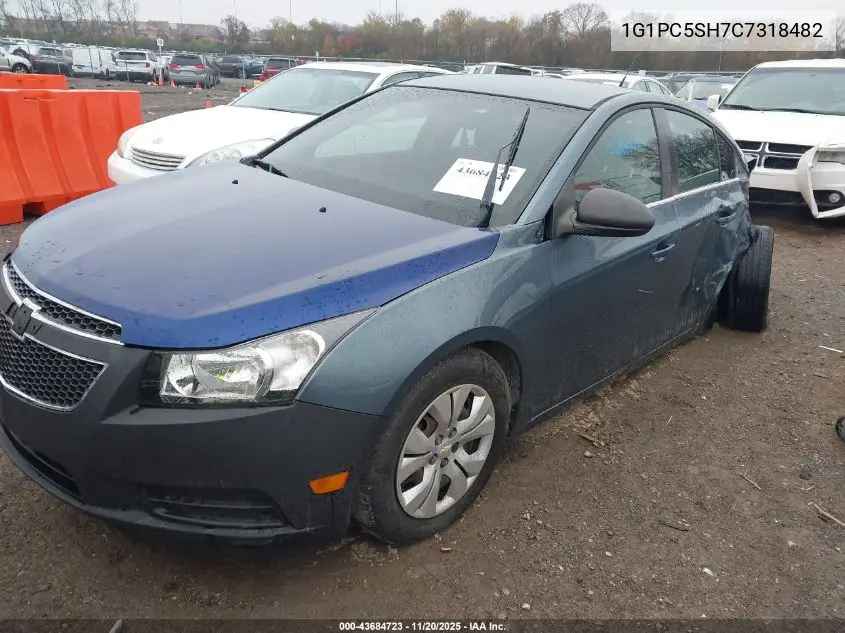 1G1PC5SH7C7318482 2012 Chevrolet Cruze Ls
