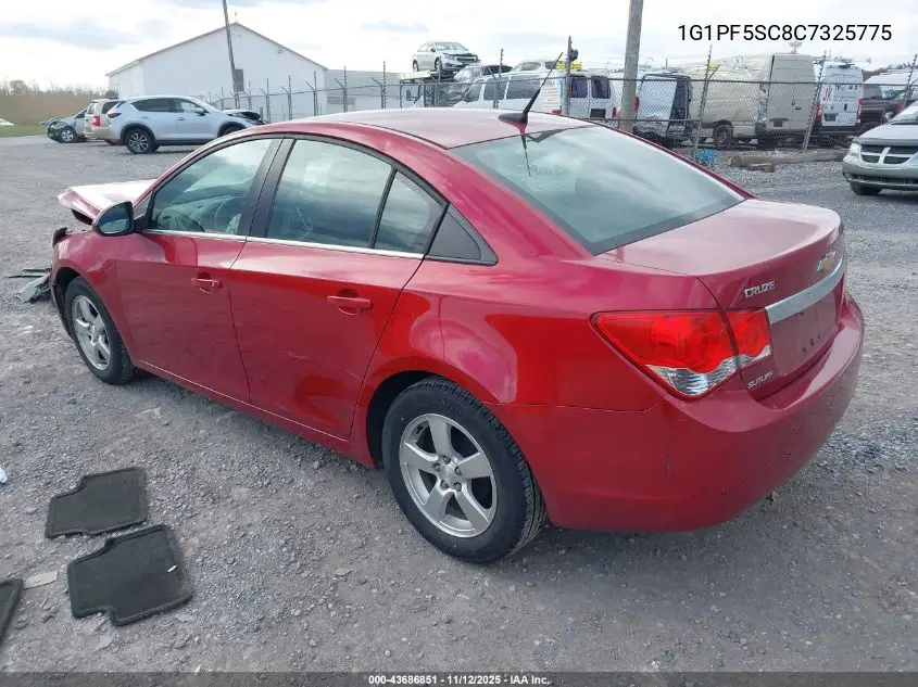 1G1PF5SC8C7325775 2012 Chevrolet Cruze 1Lt